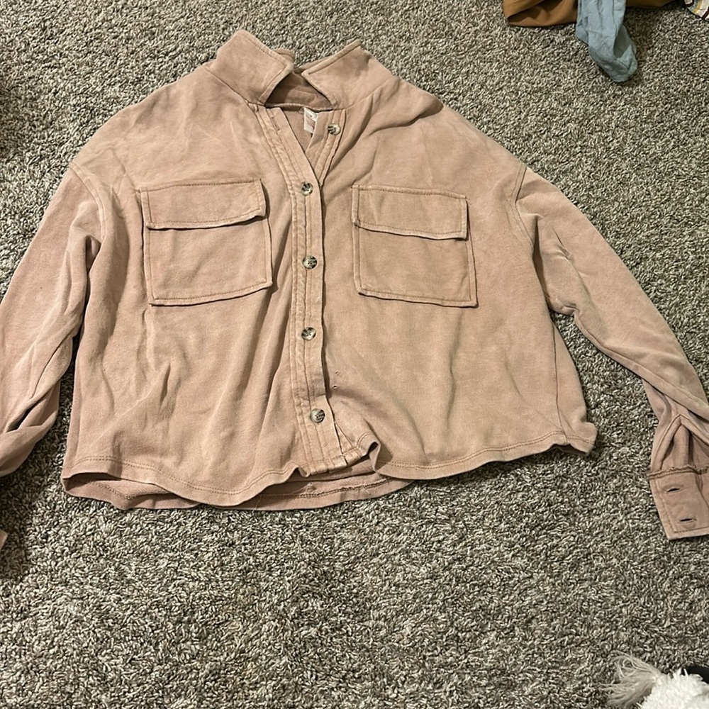 Pink button down, no boundaries, size medium